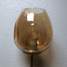 分子魔豆玻璃燈罩配件 現代簡約燈飾, 全琥珀色魔豆灯双开口
