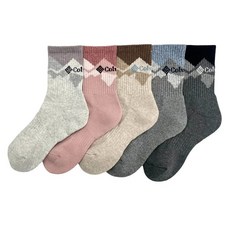 컬럼비아 성인 아웃도어 M 23~25cm 양말 5족 (등산 트레킹 스포츠 등), 1개, 5 color