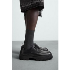 ZARA 자라 코드 볼륨 슈즈 - 블랙 MWM905 QJS181