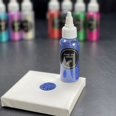 金羽毛 鐳射晶鑽極閃亮粉 台灣製 流體畫DIY亮片 幻彩聖誕節亮粉 星光灑粉 閃亮變色, 藍雪花