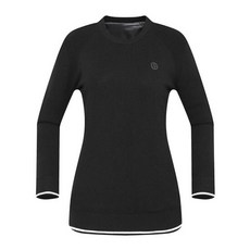 데니스골프 여성 골조직 변형믹스 라운드넥 니트_NAMWLSP155 3116037