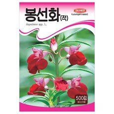 세인화분 빨간 봉선화 500립 - 씨 씨앗 꽃씨 봉숭아, 1개