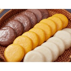 중국 찹쌀떡 고구마 옥수수 흑미 고량, 3진 수수떡 30개, 2.5kg, 1개