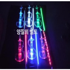 전자 바이올린 공연용 무대 악기 연습 레슨 크리스탈, 1개, 다채로운 투명 크리스탈 B, 기본 모델명/품번