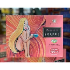 Barista Coffee 西雅圖 即品 約克夏奶茶 25公克 X 100包, 1個, 貨運宅配