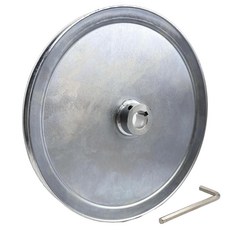Saelno AB1200-1 싱글 그루브 웹 시트 12인치 OD 1인치 보어 대 벨트 풀리 모터 카본 스틸 A B 5L 4L V-벨트용