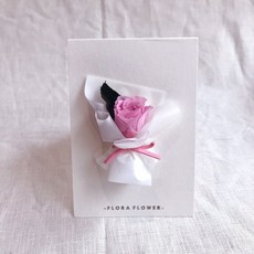 Floraflower 玫瑰系列永生花卡片〖送禮必備〗盒裝賀卡，生日/情人節/母親節/畢業/紀念日精美禮物, 1個, 圖七