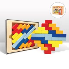 아트박스/창의와날개 원목교구 창의력벽돌블록 브릭바이브릭