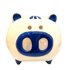 小老闆萬國商舖 日本進口 藍色小豬造型蚊香器 可愛和風居家擺飾