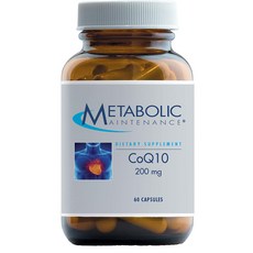 METABOLICMAINTENANCE 輔酶 Q10 200 毫克膠囊, 60顆, 1罐