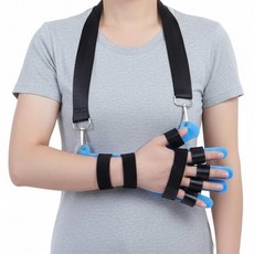 깔끔더하기 손가락 근력운동 손바닥 지판 고정 스트레칭, 1개, 네이비