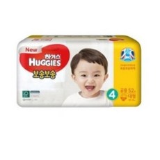 하기스 보송보송 밴드형 기저귀 중형 7~11kg 남여공용, 4단계, 156매