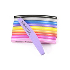 10pcs 양면 네일 파일 블록 다채로운 스폰지 매니 버핑 샌딩 버퍼 스트립 페디 도구, x 10pcs