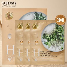 청담스타일 포레스트 부활초 스팀 클리닉 헤어팩 1박스, 3개, 40g