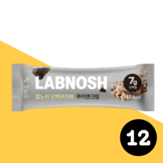 랩노쉬 단백 쿠키바 쿠키앤크림 단백질 간식 프로틴바 총420g, 420g