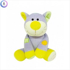 유치원 폭신 패브릭 동물 애착인형 고양이 소 25cm 안정 정서 스트레스 b2bk_pco68994