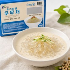 (국내산 제주도)우리마을 월산 우무채 우무묵 300g 제주산 우뭇가사리 97.56% 스티로폼 안심포장, 6개
