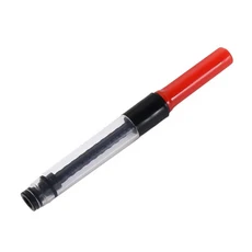 플라스틱 펌프 카트리지 만년필 잉크 변환기 사무실 학교 문구 국제 표준 충족 3.4mm 5 개, 1세트, 하얀색