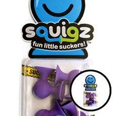 스퀴즈 블록 보라 4개입 유아용 어린이 창의력 교육 블럭 장난감 놀이 흡착 완구