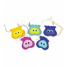 청양토이 바느질 놀이, 복주머니(5색), 1개