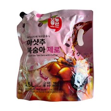 아이스티에 커피 추가 아샷추 복숭아 제로 1.5L, 5박스, 1.5ml