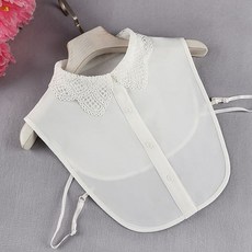 자수 펀칭 넥케이프 페이크 카라 이너셔츠 이너카라 hay+8997qG