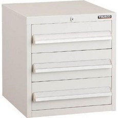 TRUSCO LVR 형 캐비닛 392X412XH420 인출 3 단 W LVR-424W