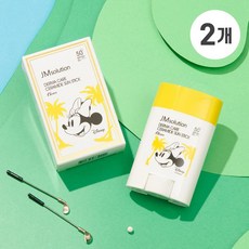제이엠솔루션 디즈니 더마 케어 세라마이드 선 스틱 클리어 미니 옐로우, 22g, 2개