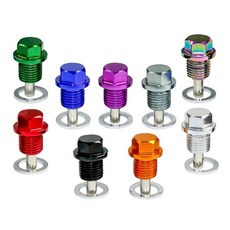 발통마켓 자동차 드레인 볼트 자석 나사 마그네틱 코크 가스켓 오일교환, M14 x P1.5, 1개