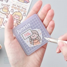 유미물산 미니 커팅 매트 책상투명매트, 6x6cm