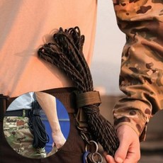 버클로프세트 TACTICAL 전술버클 베이지+7CORE 10M로프 블랙 2PCS 1세트, 1