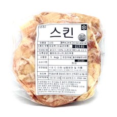 광성식품 닭껍질, 1개, 1kg