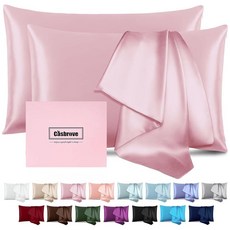 머리카락과 피부를 위한 실크 베개 커버 멀베리 부드럽고 통기성이 좋은 매끄러운 양면 천연 지퍼 뷰티 수면 1팩 선물(표준 그린) 126381