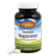 Carlson 螯合鎂片, 1個, 90 件