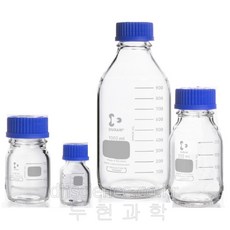 두현과학 독일 투명 듀란 메디아병 샘플병 랩바틀 Clear Glass 3.3 Premium Laborator Bottles DURAN, 1개, 2000ml