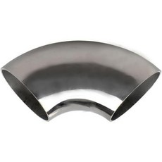 1Pcs OD 4인치 90도 SS304 스테인리스강 배기 엘보우 파이프 자동차 개조용 또는 계단 난간 시스템 90 만드렐 굽힘 엘보우., 4inch