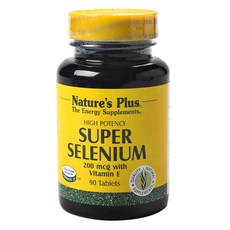 Natures Plus 無麩質硒錠 200mcg, 1個, 90 件