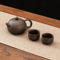 원뿔형 자사호 용과봉황 티포트 중국전통차 보이차 상세 찻주전자 세트 내용, 201mL 이상 300mL 이하, 1L, 자사 1개 2개 받침대 미포함