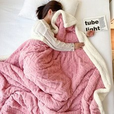 침구 및 소파용 부드러운 모직 담요 사무실 에어컨 및 낮잠을 위한 따뜻한 벨벳 플란넬 커버 담요
