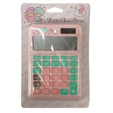 卡通計算機 太陽能計算機 辦公室桌上型計算器, 1個, TS-300, 粉紅色