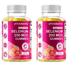 비타매틱 셀렌 셀레늄 젤리 구미 200mcg 90정 2개 Vitamatic