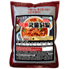 충청식품 불티나 뼈없는국물닭발 (냉동), 600g, 2개