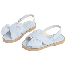 달콩슈 여아용 크로스 리본 장식 샌들 DKD506