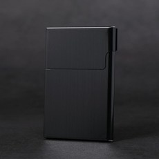 不鏽鋼名片夾 商務超薄名片盒 簡約隨身攜帶, 1個, 紅古銅拉絲