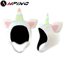 【ANPING】2.5mm 魔鬼氈設計 52-58CM適用, 動物造型潛水帽-獨角獸