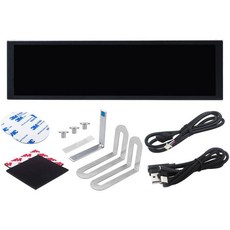 TURZX 후방 카메라 모니터 TFT LCD 9.2인치 USB 보조 화면 컴퓨터 케이스 1, 검정색
