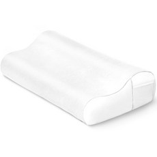 컨투어 메모리 폼 베개용 두꺼운 새틴 베개 커버 61 x 35.6 x 13cm(24 x 14 x 5.1인치)/8.9cm(3.5인치) 경추 베개 커버 수면 베개용 부드러운 베