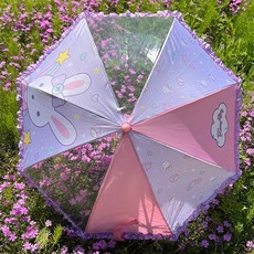 momo FRIENDS 兔子印花孩童雨傘