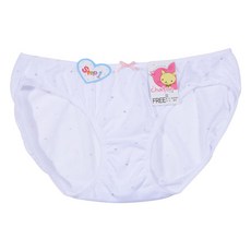 러블리 하트 패턴 여학생 삼각 팬티 초등학생 초등고학년 아동 고학년