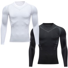 (공인기관 테스트완료) 컴프레션 스포츠 이너웨어 남자 테크핏 언더레이어 긴팔 상의